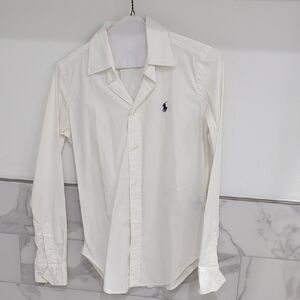 Women's White Polo Shirt